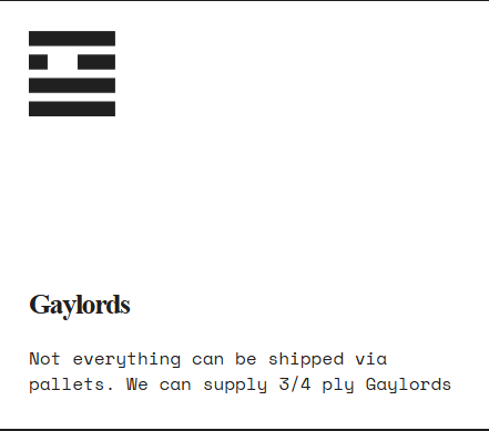 Chavez Pallets - Gaylords